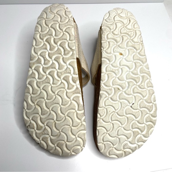 Birkenstock Iridescent White Snake-Print Thong Sandals - Picture 8 of 16